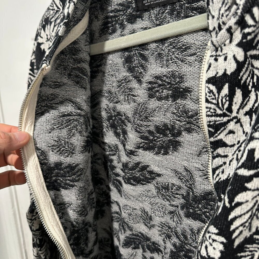 Zara Man Floral Zip-Up Hoodie (Size M)​ - Picture 7 of 7